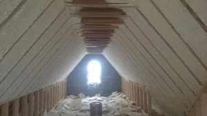 Dormer Spray foam Insulation