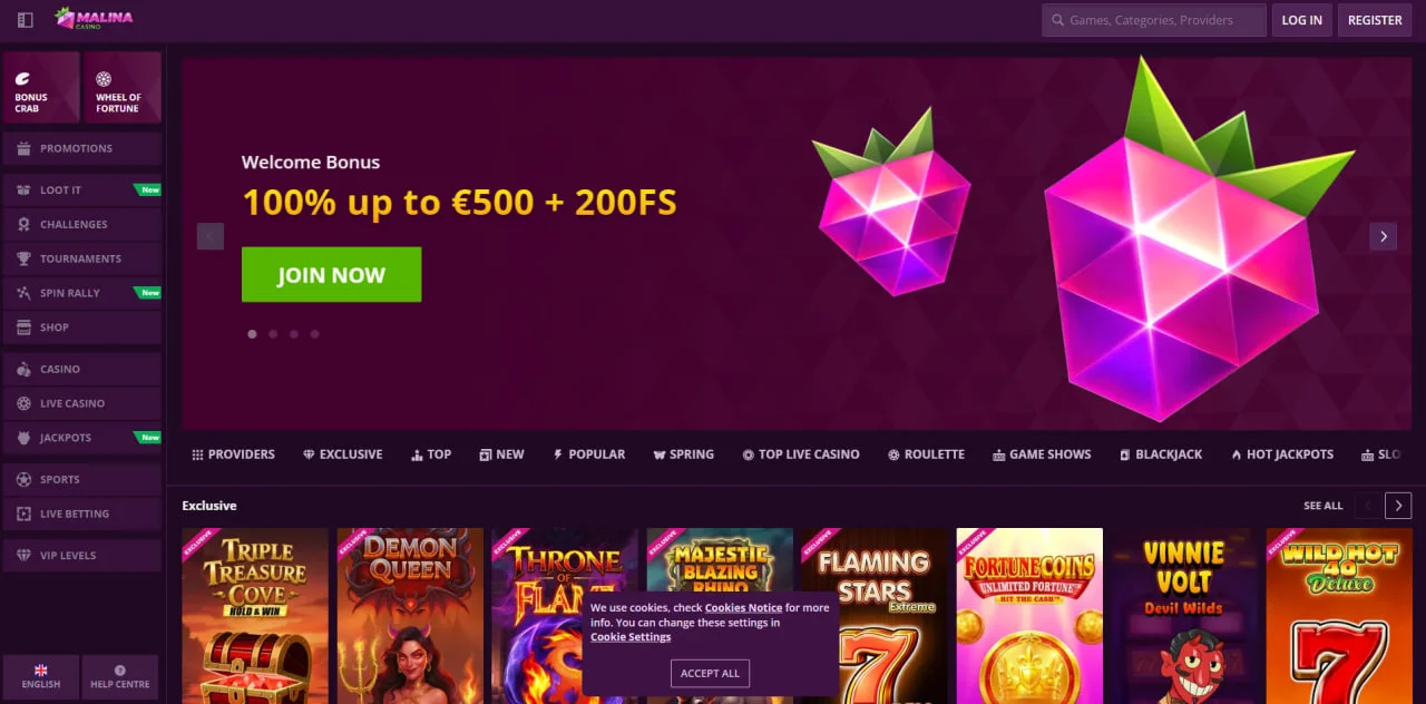Malina casino